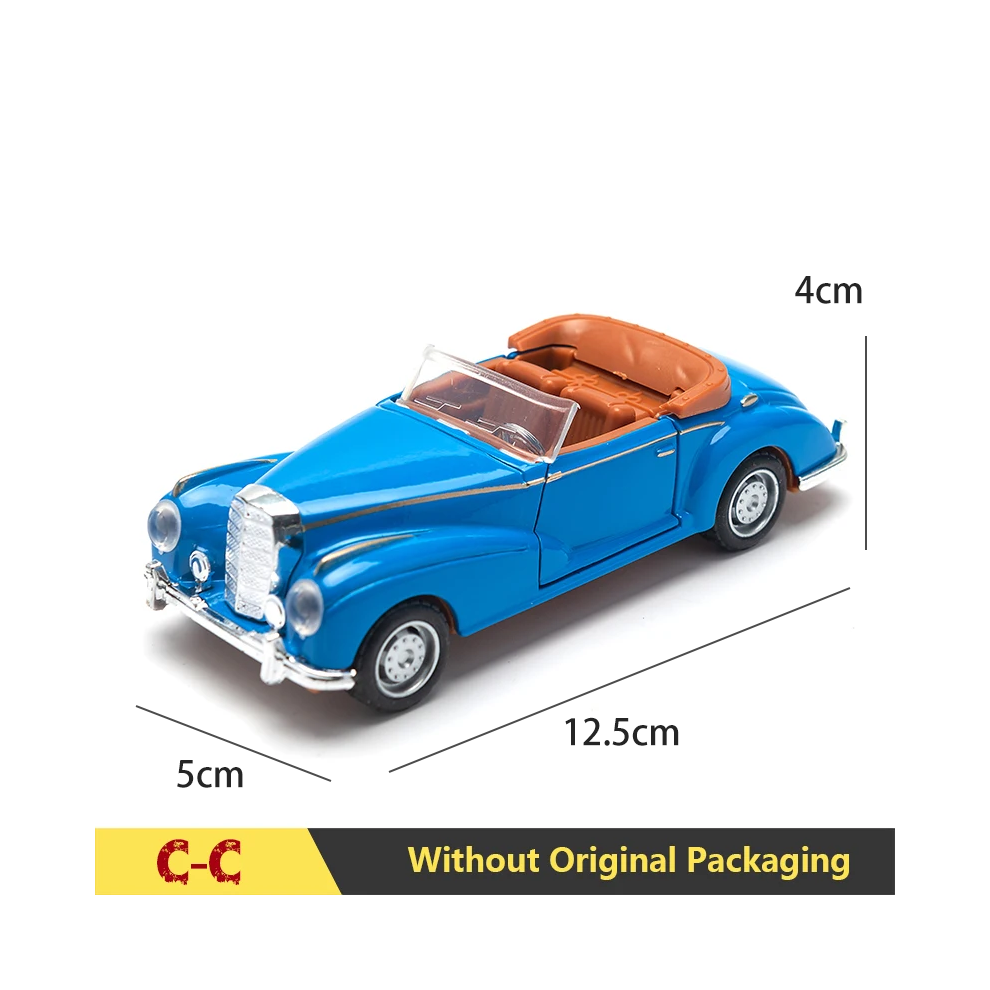 ((BZ)B.Blue) 1:32 Alloy Diecast Mustang GT Classic Vintage Car Model Pull Back Car Miniature Vehicle Replica For-image-OPC-PG8W96N-NEW
