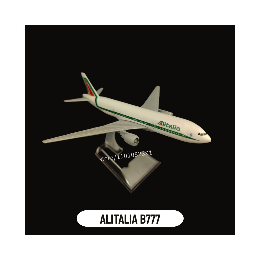 Maxpower (145.Alitalia B777) Scale 1:400 Metal Aircraft Replica Dhl Boeing 757 Airplane Diecast Model Plane Aeroplane Home Office