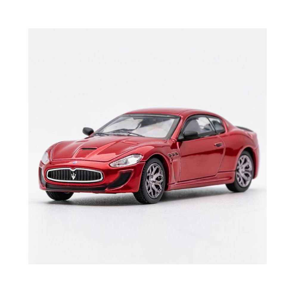 Maxpower (A) Diecast 1:64 Scale Maserati Gt Sports Car Simulation Alloy Die-Cast Coupe Supercar Red Car Model Collectible