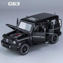 (Black) 1:32 Benz G63 SUV Alloy Model Car Toy Diecasts Metal Casting Sound and Light Car Toys For Children Vehicle