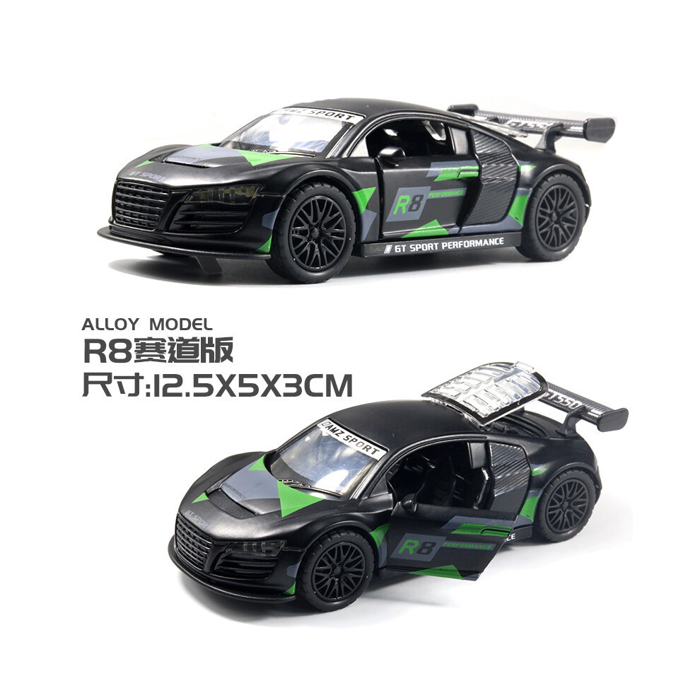 Maxpower (Aohei ) 1:36 Diecast Alloy Car Model Children's Toy Car Open The Door Decoration Cool Racing Car Boy Toys Gift Green