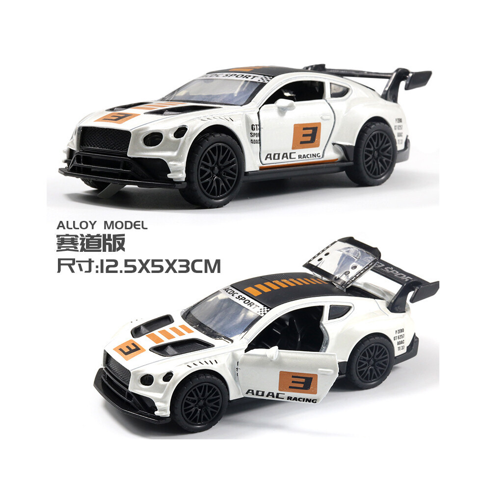 (Binbai Brown) 1:36 Diecast Alloy Car Model Children's Toy Car Open the door Decoration Cool Racing Car Boy toys Gift-image-OPC-PG8W9KH-NEW