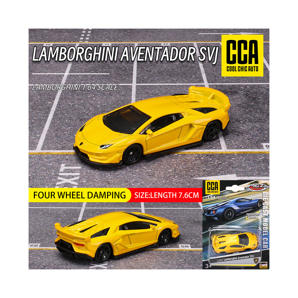 (Lamborghini SVJ) CCA1:64 Lamborghini STO Exquisite Suspension Model Classic Car Static Model Alloy Die Casting Collection-image-OPC-PG8W9P7-NEW