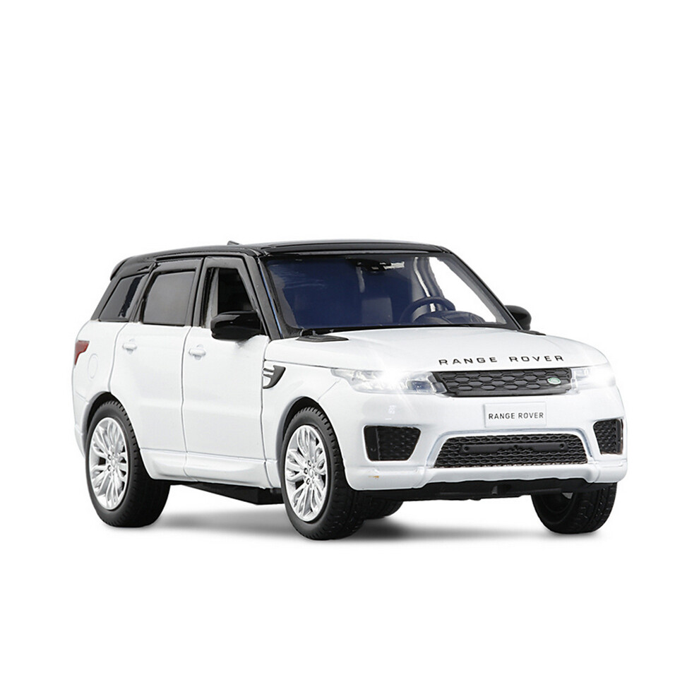 (White) 1:32 Range Rover Sports SUV Alloy Car Model Diecasts Metal Toy Off-road Vehicles Car Model Sound and-image-OPC-PG8W9RR-NEW