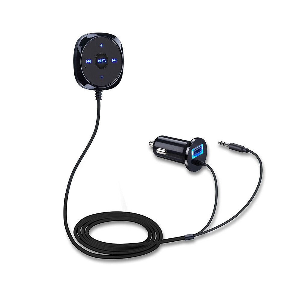Maxpower Handsfree Cigarette Lighter Magnetic Base Wireless Bluetooth Car Kit Mp3 3.5Mm Aux Audio Music Receiver Adapter Usb Charger