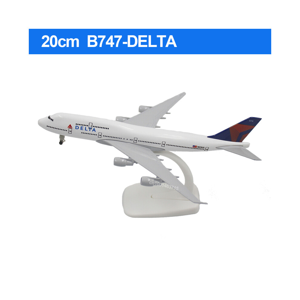 Maxpower (747-Delta) 20Cm Diecast Alloy Antonov An-225 "Mriya" B747 777 787 A380 350 330 Airplane Model 1/400 Scale