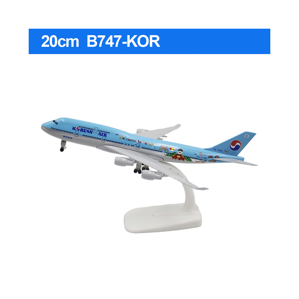 Maxpower (747-Kor) 20Cm Diecast Alloy Antonov An-225 "Mriya" B747 777 787 A380 350 330 Airplane Model 1/400 Scale
