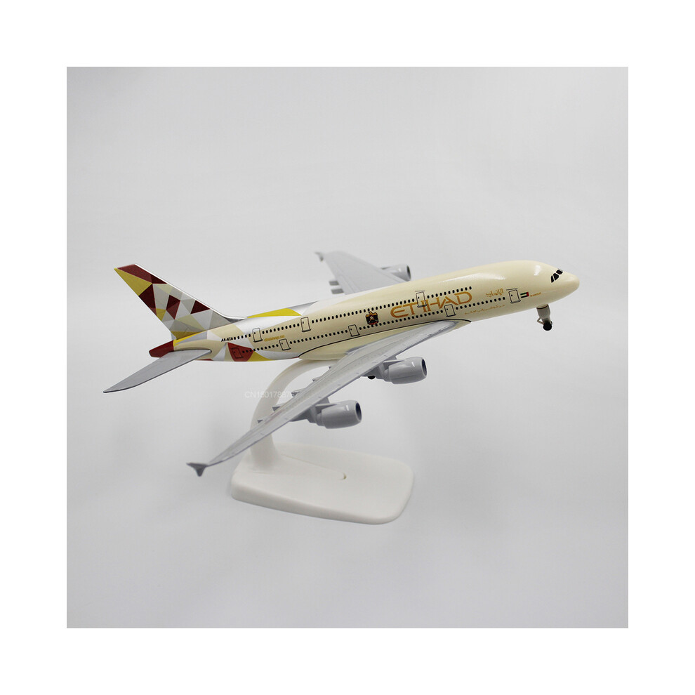 Maxpower (A380-Etihad) 1/400 Scale 20Cm Diecast Alloy Antonov An-225 "Mriya" A380 330 747 777 Airplane Model For Gift Collection