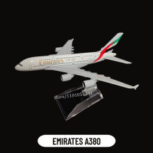 (04.EMIRATES A380) Scale 1:400 Metal Aircraft Replica Emirates Airlines A380 B777 Airplane Diecast Model Aviation Plane