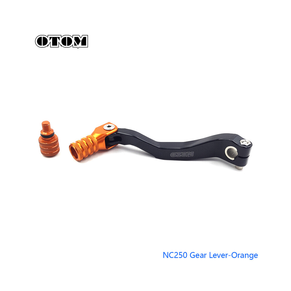 (Nc250 ) Otom Folding Aluminum Gear Shift Lever Configure Extended Pedals For Zongshen Nc250 Nc450 Kayo Bosuer Motoland Avantis Enduro Orange 9190758847802