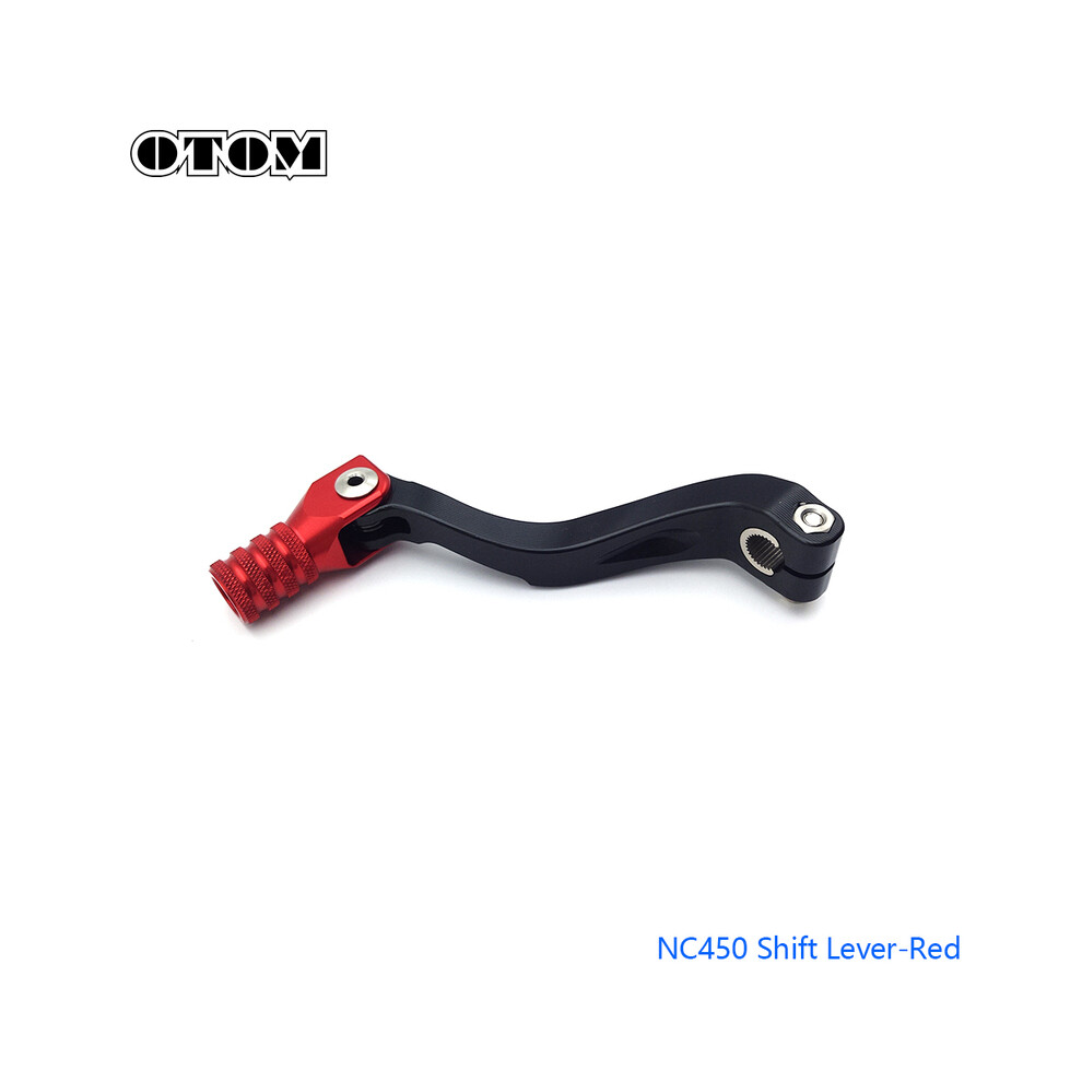 Maxpower (Nc450 Red) Otom Folding Aluminum Gear Shift Lever Configure Extended Pedals For Zongshen Nc250 Nc450 Kayo Bosuer Motoland Avantis Enduro