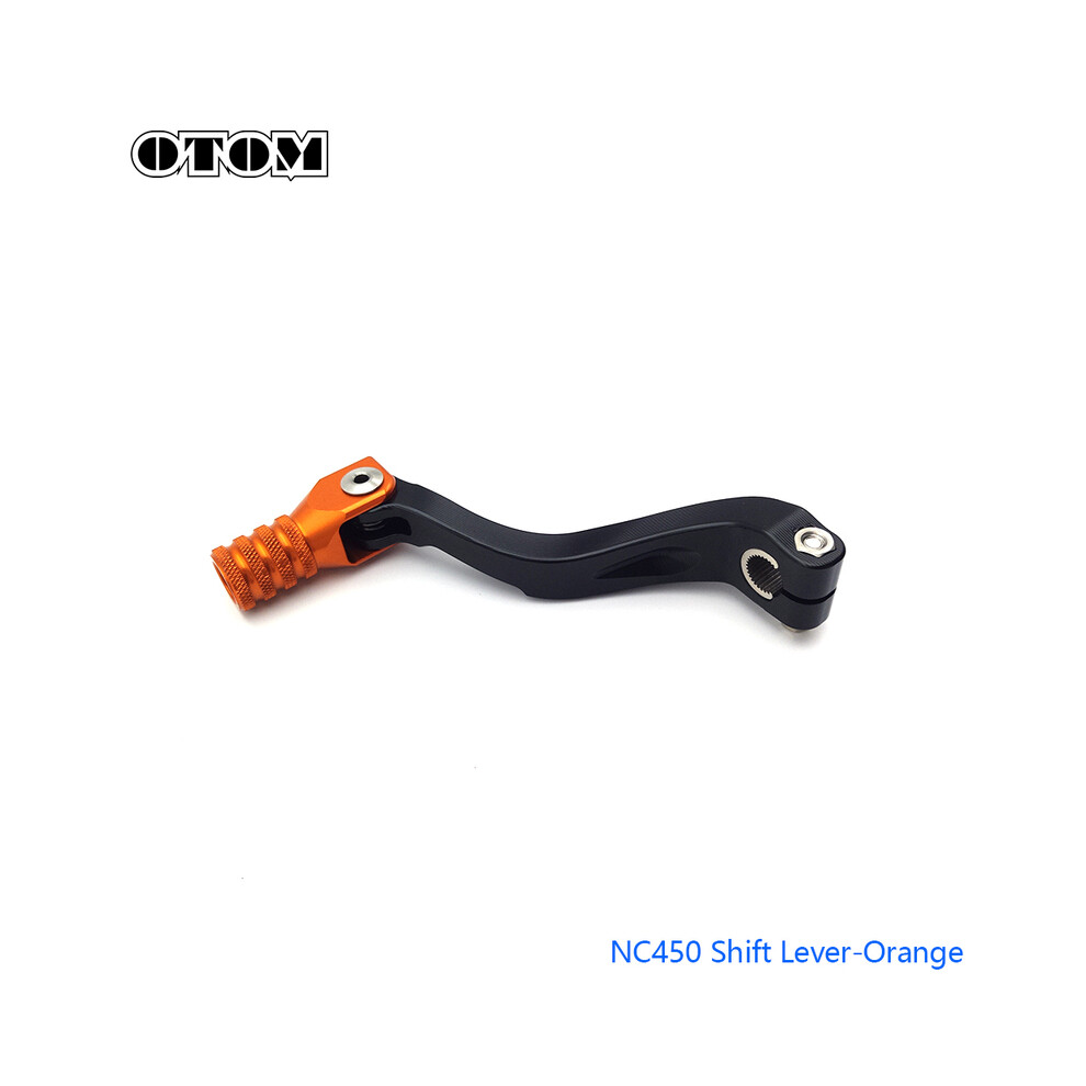 (Nc450 ) Otom Folding Aluminum Gear Shift Lever Configure Extended Pedals For Zongshen Nc250 Nc450 Kayo Bosuer Motoland Avantis Enduro Orange 9190758847765