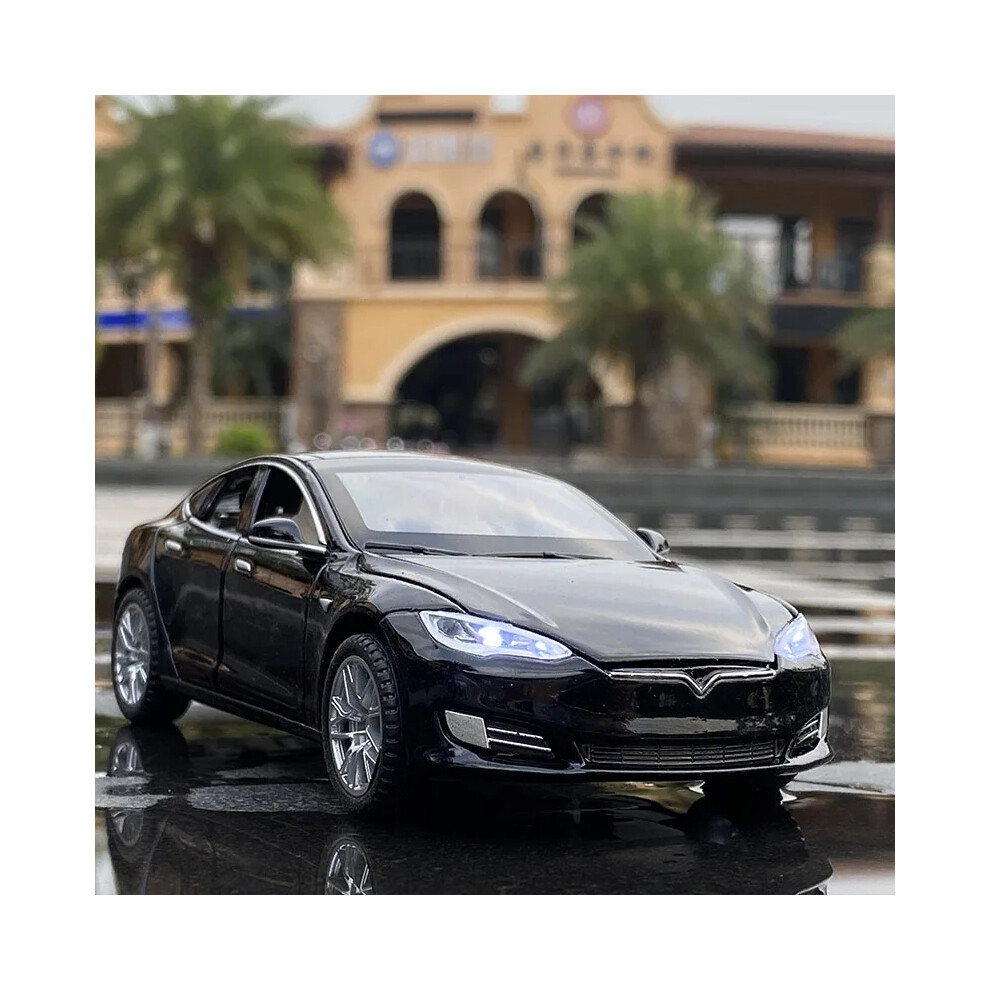Maxpower (Model S ) 1:32 Model X Model S Suv Alloy Car Model Diecasts Metal Simulation Toy Vehicles Car Model Sound Black/Light