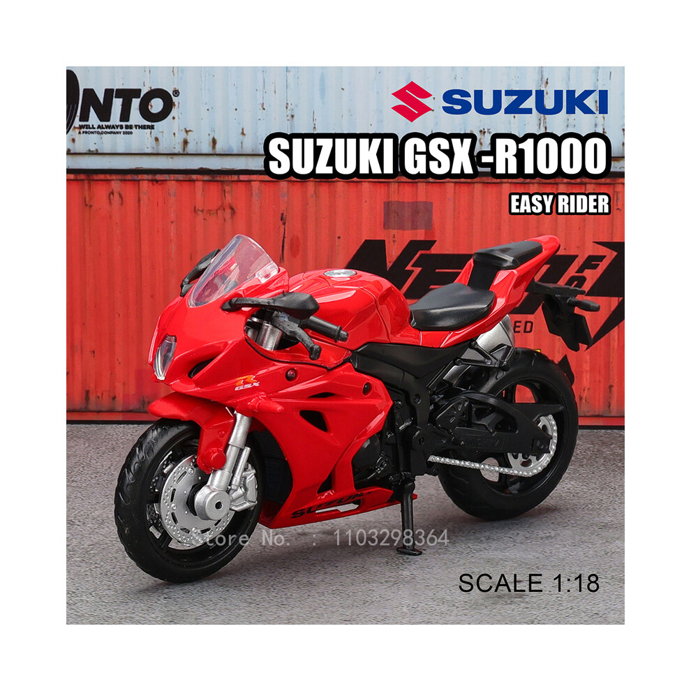 Maxpower (1-18 Gsx-R1000) 1:18 Yamaha Yzf-R1 Motorcycle Alloy Car Model Children's Toy Car Die Cast Motorcycle Model