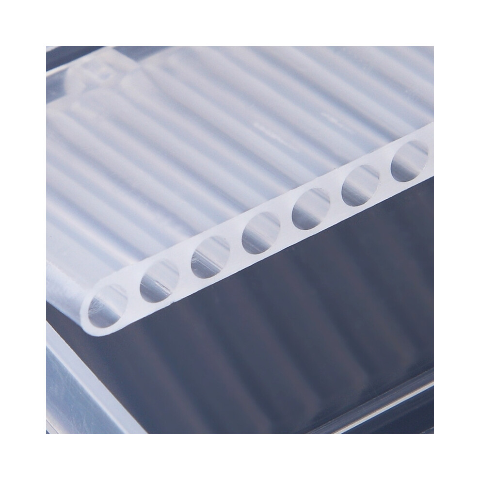 Empty Clear Nail Drill Bits Storage Box Nail Files- Holder Display Grinding for Head Container for CASE Manicure Accesso