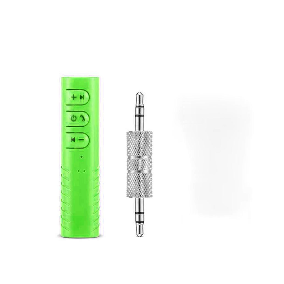 (Green) Bluetooth 5.0 Wireless Audio Receiver Adapter 3.5Mm Jack For Car Music Audio Aux Headphone Reciever Handsfree Green 9190758826845
