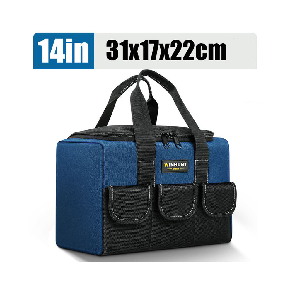 (14) New 2023 Tool Bag with 30% More Capacity Waterproof Multi Pockets Tool Organizer Tool Pouch for Electrician Tools