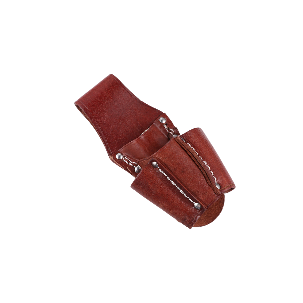 (Brown, 20X11.5cm) Tool Kit Multifunctional Holder Fanny Pack Storage Bag Cowhide Pouch Bag Portable Waist Pocket Case Pouch Screwdriver