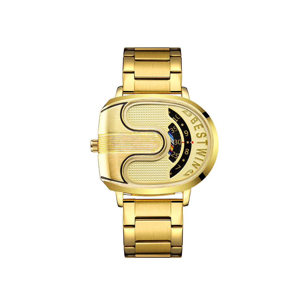 Maxpower ( Gold) Luxury Original Men Watches Sports En Quartz Men's Wrist Watches Steel Waterproof Watches For Mens Relogio Masculino Gold