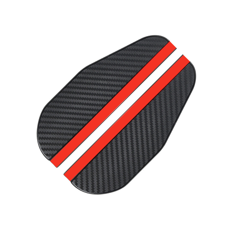 (2Pcs Carbon Fiber) Car Rearview Mirror Rain Eyebrow Carbon Fiber Sun Visor Shade Cover Universal Auto Rear View Mirror Rainy Shield Guard 9190758825473