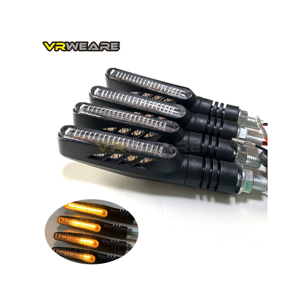 (4Pcs) 4Pcs Led Turn Signals Indicator Motorcycle Flasher Arrow Motorcycle Turn Signals Motorcycle For Honda Yamaha Light 9190758820041