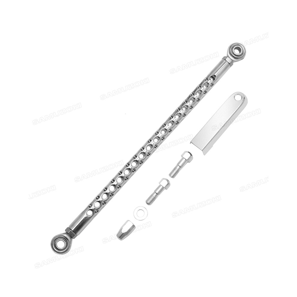 (Silver) For Harley Davidson Electra Street Tour Glides Trikes 1980-2022 Road King Motorcycle Gear Lever Shift Linkage Shifter Fatboy Silver 9190758825879