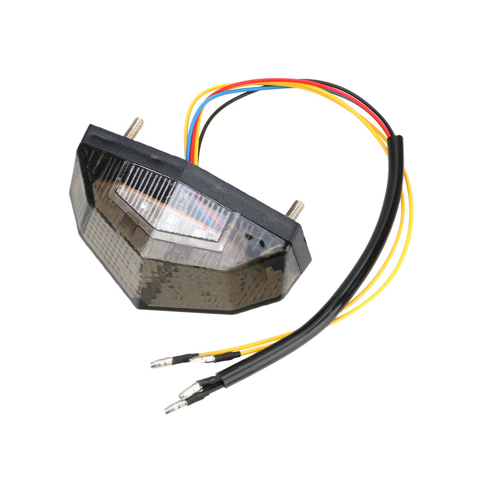 Maxpower () Turn Signals 11 Led Tail Stop Brake Lights Motorcycle Signal Indicator Motorbike Blinker Moto Accessories Gray/Light