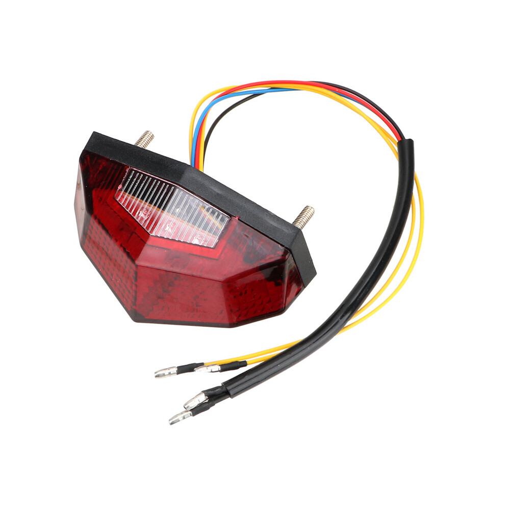Maxpower () Turn Signals 11 Led Tail Stop Brake Lights Motorcycle Signal Indicator Motorbike Blinker Moto Accessories Red/Light