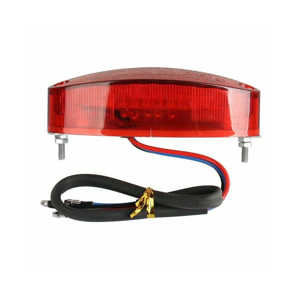 Maxpower () 1Pcs Led Brake Stop Signal Indicators Motorbike Rear Brake Motorcycle Tail For Harley Suzuki Bmw Honda Atv Tail Red/Light