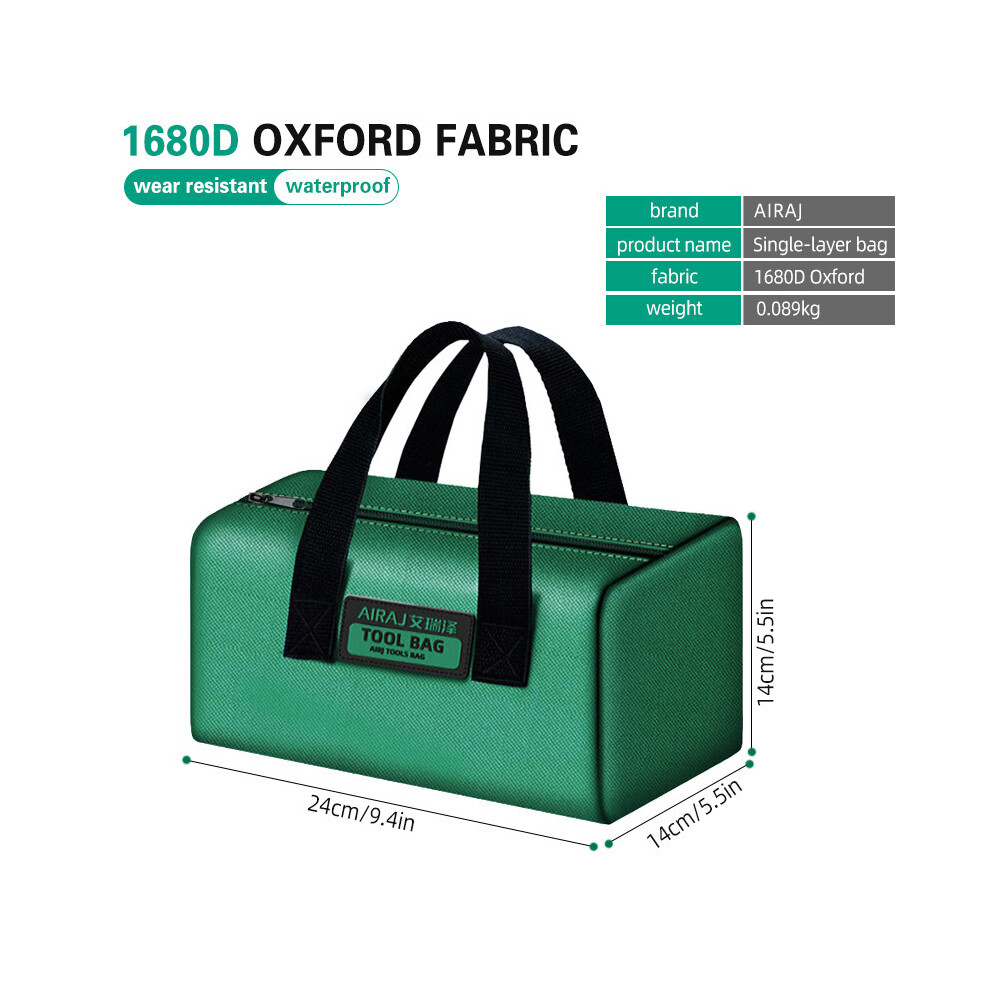 (Electrician bag) Multifunctional Tool Bag Thicken Oxford Cloth Waterproof Professional Electrician Kit Woodworker Portable Storage Tools
