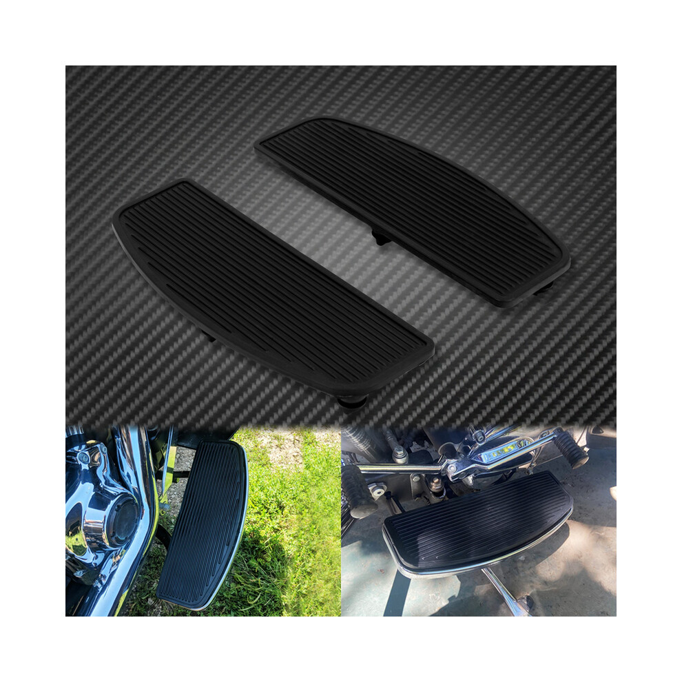 Maxpower (Floorboards) Motorcycle Rider Driver Floorboards Foot Boards Inserts Footpeg Pedal For Harley Touring Road King Electra Glide Softail