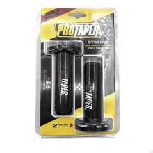 (Black with Box) Handle Grip Pro taper Motorcycle High Quality Protaper Dirt Pit Bike Motocross 7/8" Handlebar Rubber Gel Hand Grips Brake