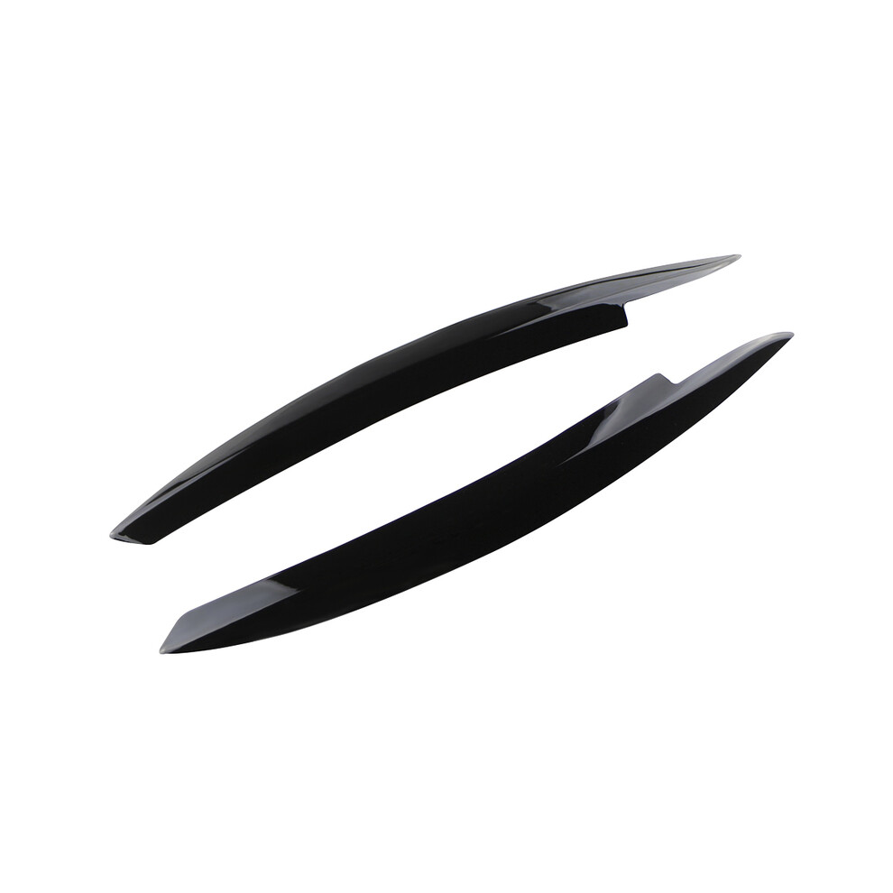 (Full ) 2Pcs Car Headlight Eyebrow Eyelids Stickers Trim Cover For Volkswagen Vw Golf 6 Vi Mk6 Gti Gtr Gtd 2008 - 2013 Accessories Black 9190758825268