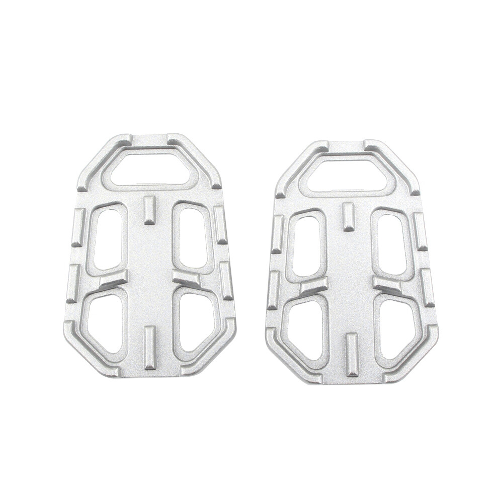 Maxpower () 1 Pair Cnc Foot Peg Extender Pedal Rest Titanium & Fits For Bmw R1200gs 2013-2017 G310gs S1000xr Silver/Black