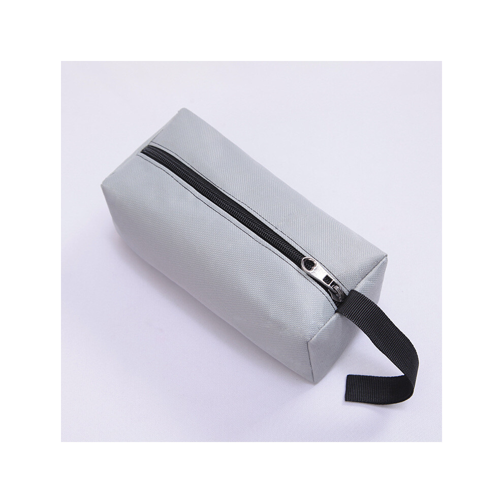(grey) Multifunctional Tool Bag Case Waterproof Oxford Canvas Storage Organizer Holder Instrument Case HardwareFor Small Screws