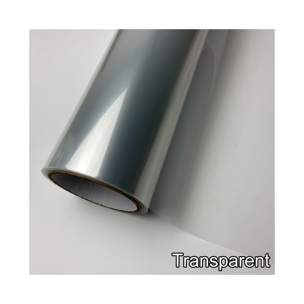 Maxpower (Transparent) Smoke Matte Head Film Tail Tint Fog Vinyl Film Rear Lamp Tinting Film For Vehicle Motorcycle Black/Light
