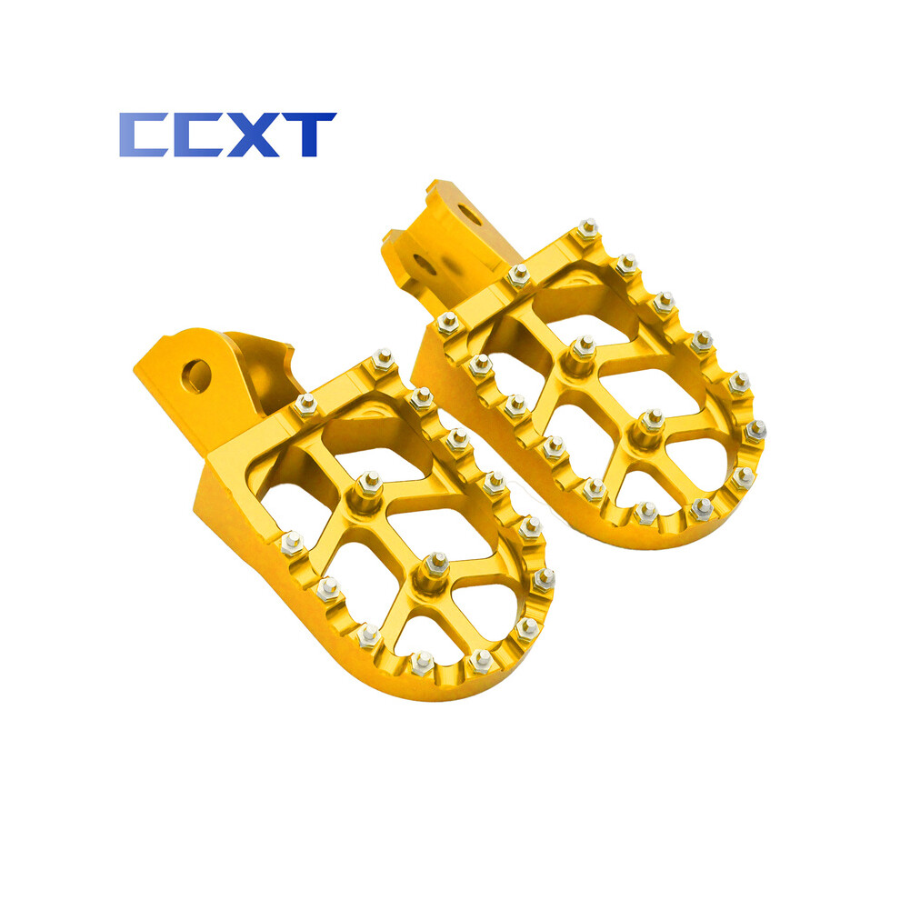 () Electric Bike Cnc Foot Pegs Rest Footpegs Foot Pegs Bracket For Sur-Ron Sur Ron Surron Bee X & S Electric Motocross Gold/Light 9190758822168