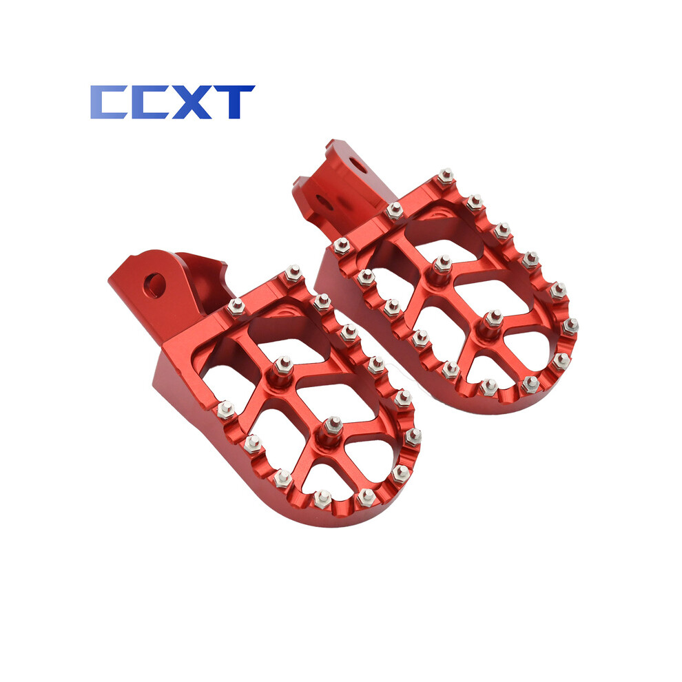 Maxpower () Electric Bike Cnc Foot Pegs Rest Footpegs Foot Pegs Bracket For Sur-Ron Sur Ron Surron Bee X & S Electric Motocross Red/Light