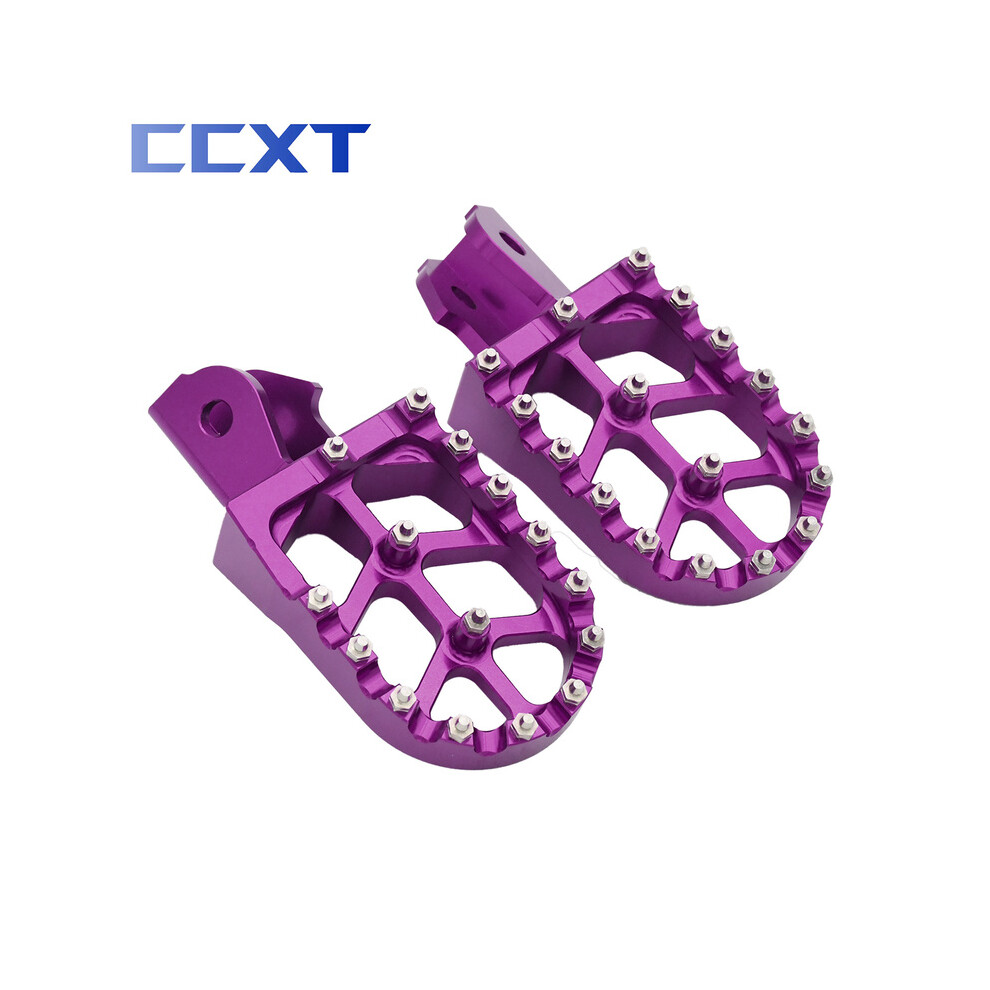 () For Sur Ron Sur-Ron Surron Bee X & S Electric Motocross Universal Motorcycle Cnc Aluminum Footpegs Bracket Pedal Foot Purple/Light 9190758822229
