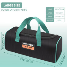 (13In 3121) Multifunctional Portable Tool Bag Oxford Cloth Storage Bag Emergency Tool Kit for Small Metal Tool Bag Electrician Tools