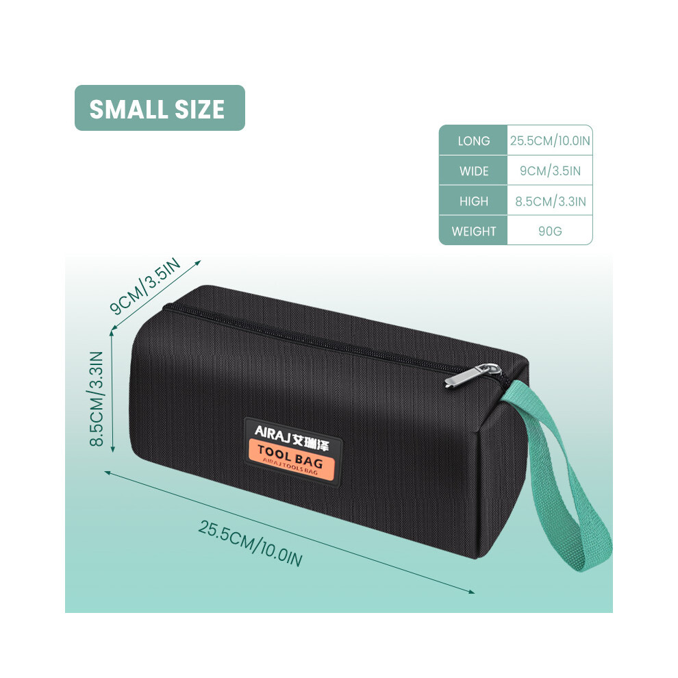 (10In  3116) Multifunctional Portable Tool Bag Oxford Cloth Storage Bag Emergency Tool Kit for Small Metal Tool Bag Electrician Tools