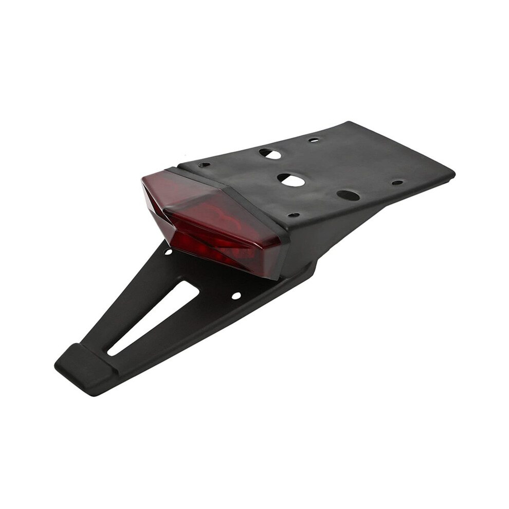 Maxpower () Universal 12 Motorcycle Led Tail Light&Rear Fender Stop Enduro Dirt Bike Fender Tail Waterproof Low Energy Red/Light