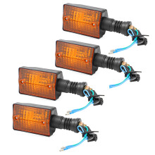 (4pcs) For Yamaha XT350 XT600 XT550 XT250 FZ750 1985-2000 Amber Lamps 2/4 Pcs Motorcycle Rear Brake Turn Signal Lights Indicators