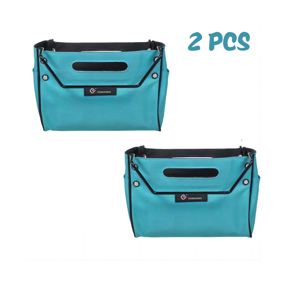 (2 PCS) PENGGONG Telescoping Ladder Portable Tool Bag Utility Tools Bags Herringbone Ladder Tool Storage Bag with 600D Waterproof