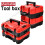 (365x280x110mm) Large Empty Tool Box Set Stackable Piece Box Toolbox For Mechanics Plastic Tool Organizer Suitcase Tools Storage Box 2