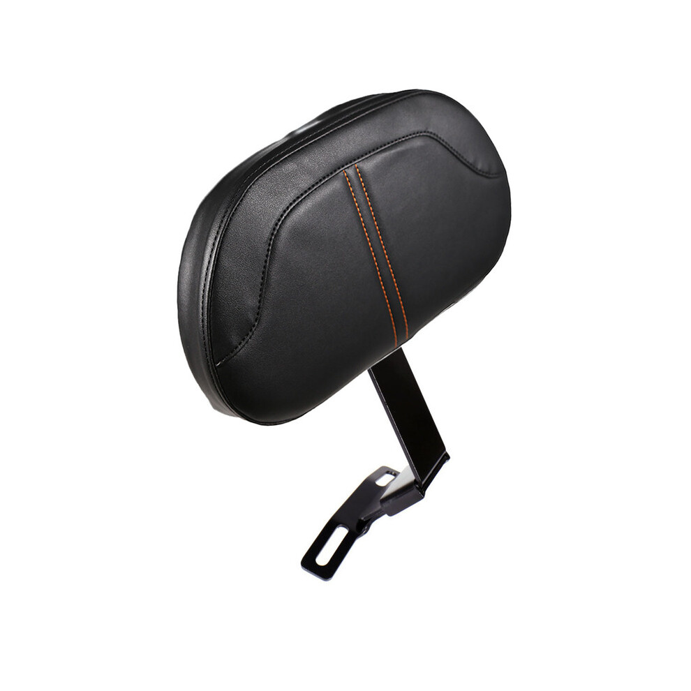 (D) Black Plug-in Driver Backrest Kit Rider Backrest For Harley Fatboy Heritage Softail 2007-2017 CV Style
