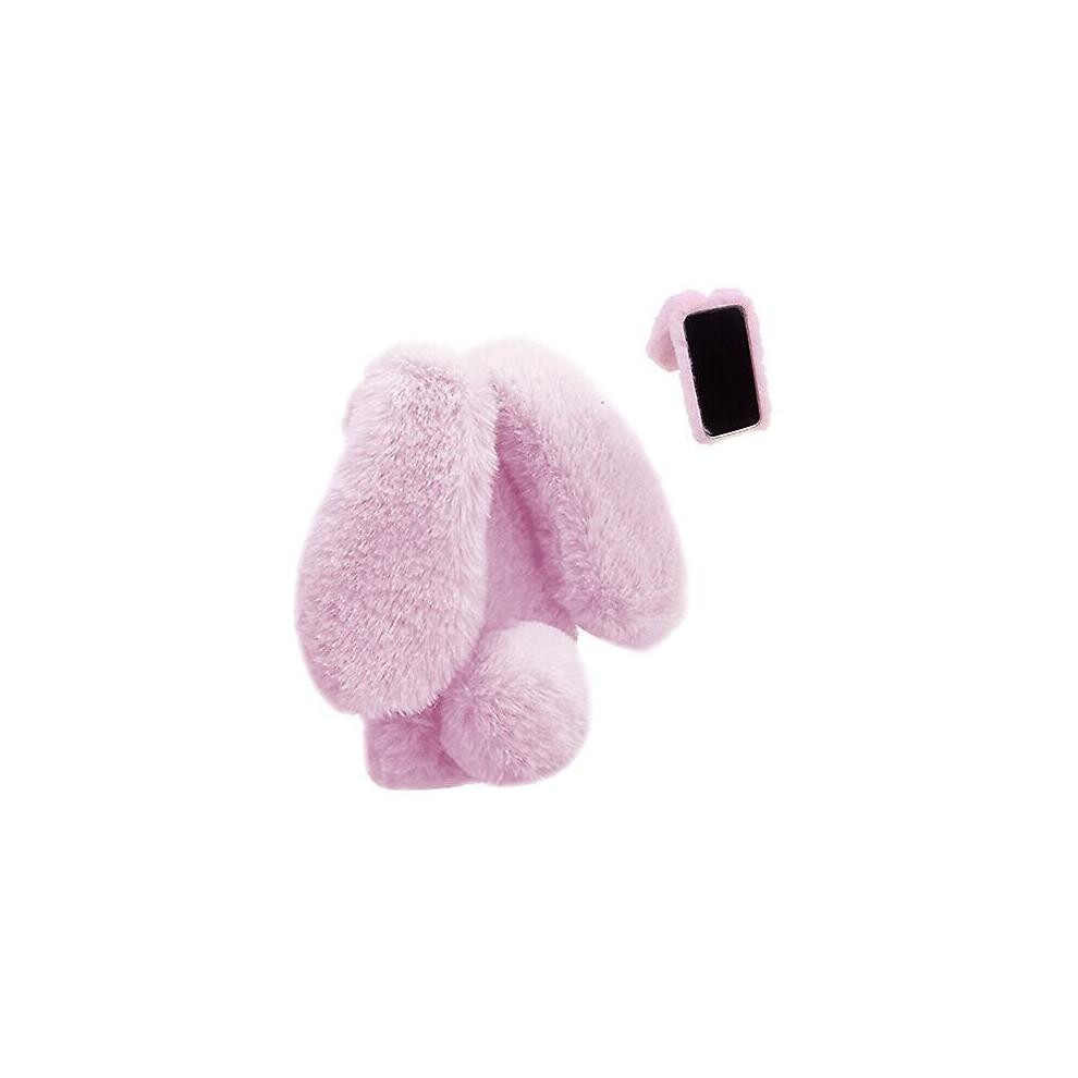 (Pink) Case For Honor Magic7 Lite Plush Phone Case Cute Plush Rabbit Ears Autumn And Winter Pink 764549510139