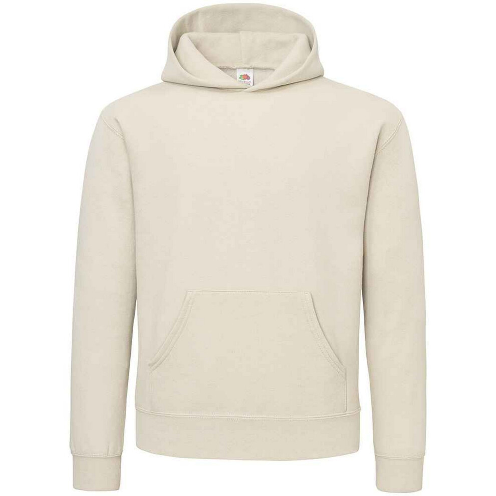 (L, Desert Sand) Fruit of the Loom Mens Cotton Hoodie