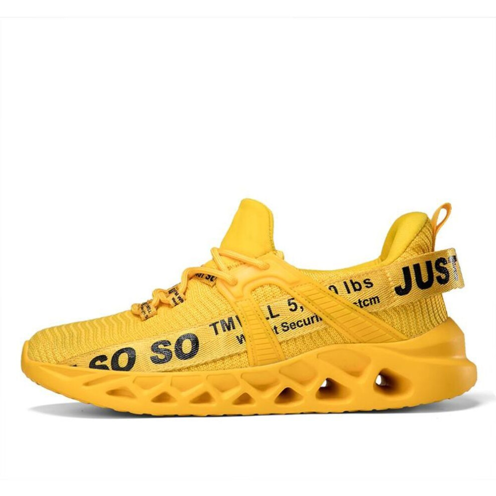 (yellow, 39) Hoho Fair Sneakers Unisex Sneaksers Eva Soft Sole Ultra Lightweight Breathable Non-slip Wear-resistant Men&apos;s Sports Shoes Women&apos;s Sports Sho