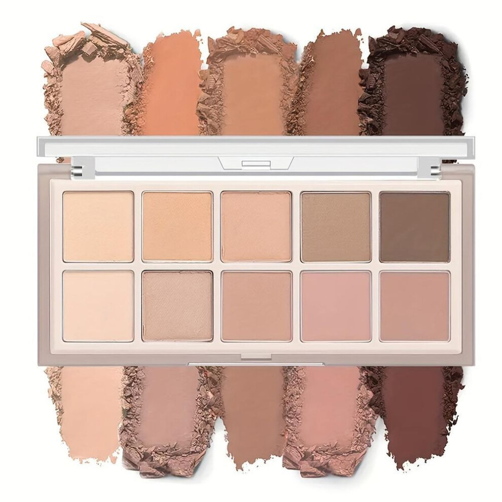 (5#) 10-Color Eye Shadow Palette for Contouring & Everyday Look